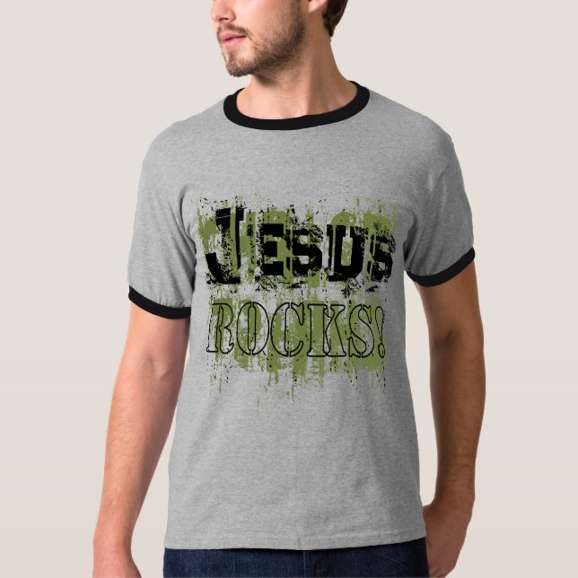 Jesus Rocks! Tshirts (Front)