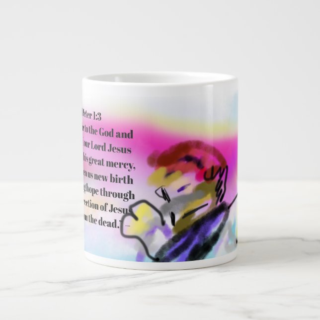 jesus  rose  giant coffee mug (Front)