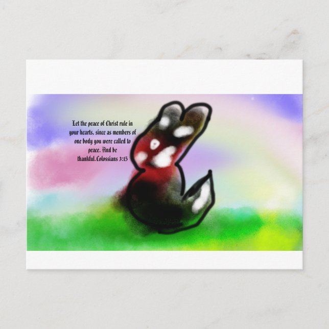 jesus rule  postcard (Front)