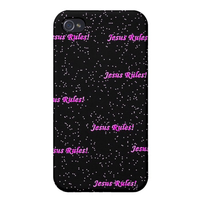 Jesus Rules iPhone 4/4S Cases