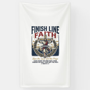 Jesus Running Marathon Vintage Shirt Christian Gra Banner