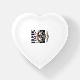 Jesus Running Marathon Vintage Shirt Christian Gra Paperweight