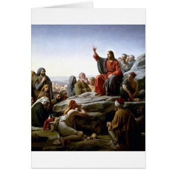 Jesus 's Sermon-on-the-mount-by-bloch by allpicturesofjesus at Zazzle