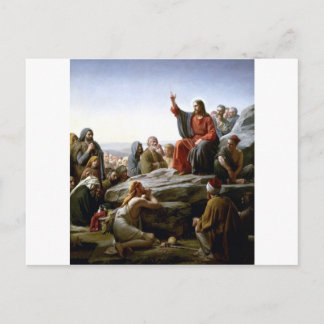 Jesus 's Sermon-on-The-Mount-by-Bloch Postcard
