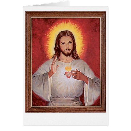 Jesus sacred heart cards (Front)