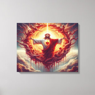 jesus sacred heart Solemnity of the most sacred Canvas Print