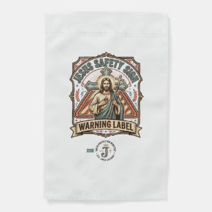 Jesus Safety Sign Warning Label Jesus Safety Sign