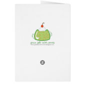 Jesus said Love Everyone card (Back)