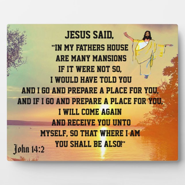 JESUS SAID   PLAQUE (Front)