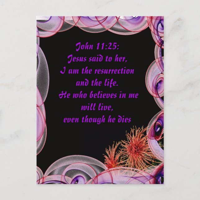 Jesus said to her postcard (Front)