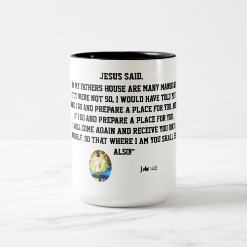 JESUS SAID   Two_Tone COFFEE MUG