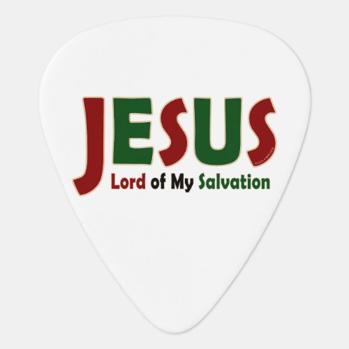 Jesus Salvation Christmas Guitar Pick
