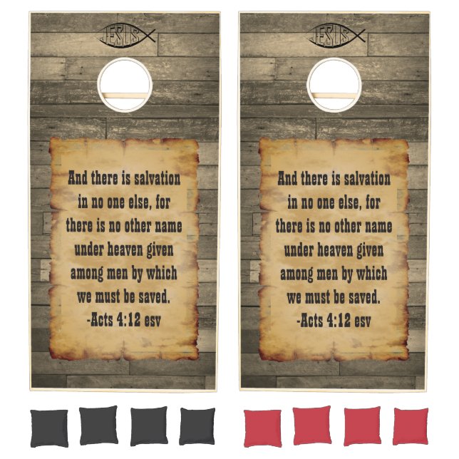 Jesus Salvation Cornhole Set (Set)