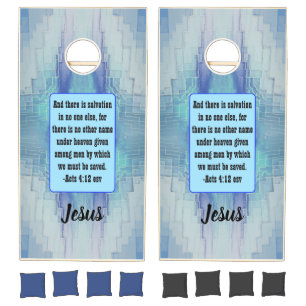 Jesus Salvation Cornhole Set