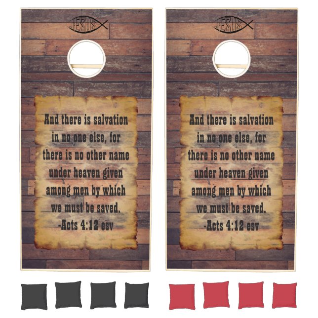 Jesus Salvation Cornhole Set (Set)