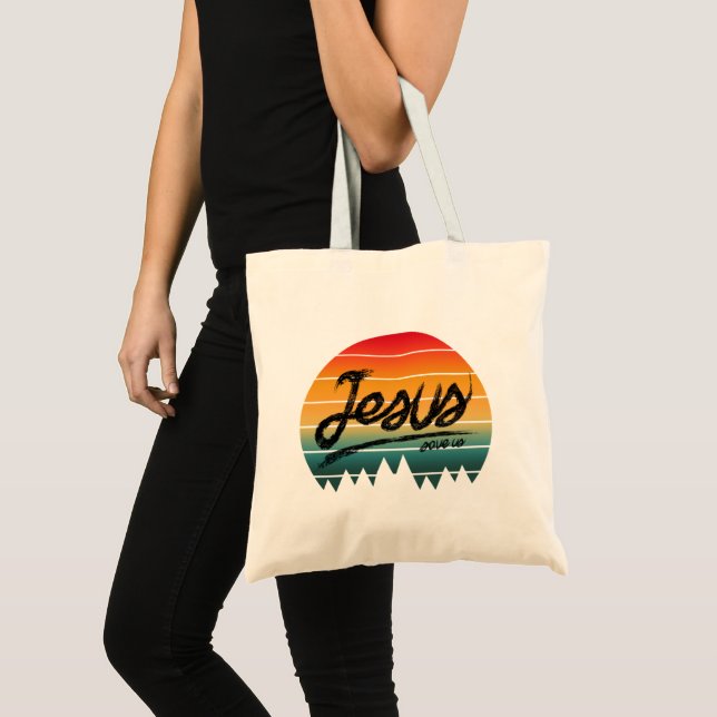 jesus save us tote bag (Front (Product))