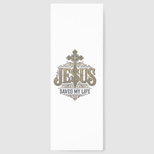 Jesus Saved My Life Vintage Engraving Christian Sh Bookmarks
