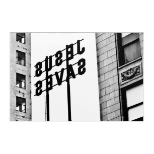 JESUS SAVES Acrylic Wall Art