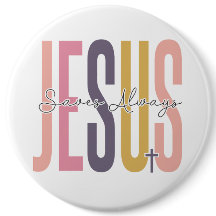Jesus saves always Easter Christian Cross spring