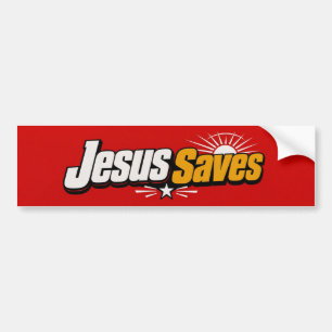 Jesus Saves Bumper Sticker
