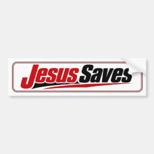 Jesus Saves Bumper Sticker