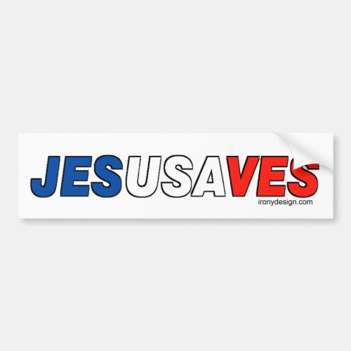 Jesus Saves Bumper Sticker