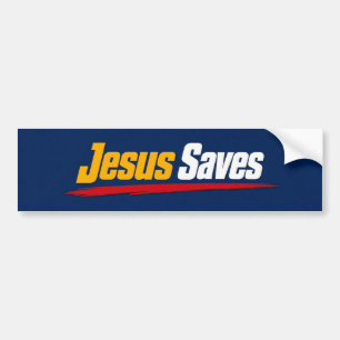 Jesus Saves Bumper Sticker