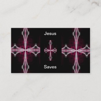 Jesus Saves Business Cards by charlynsun at Zazzle