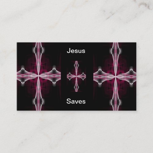 Jesus Saves business cards