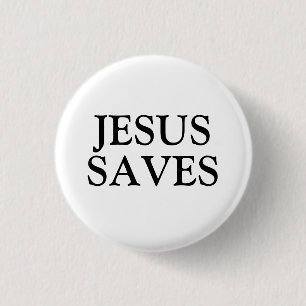 Jesus Saves Button