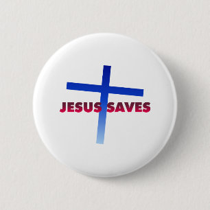 Jesus Saves Button