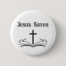 Jesus Saves Button