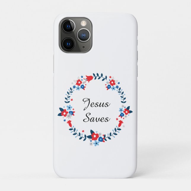 Jesus Saves Case-Mate iPhone Case (Back)