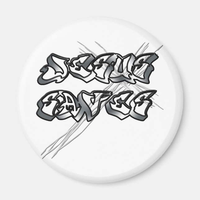 Jesus Saves Christian Magnet (Front)