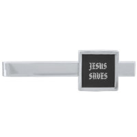 ‘Jesus Saves’ Christian Quote Black and White