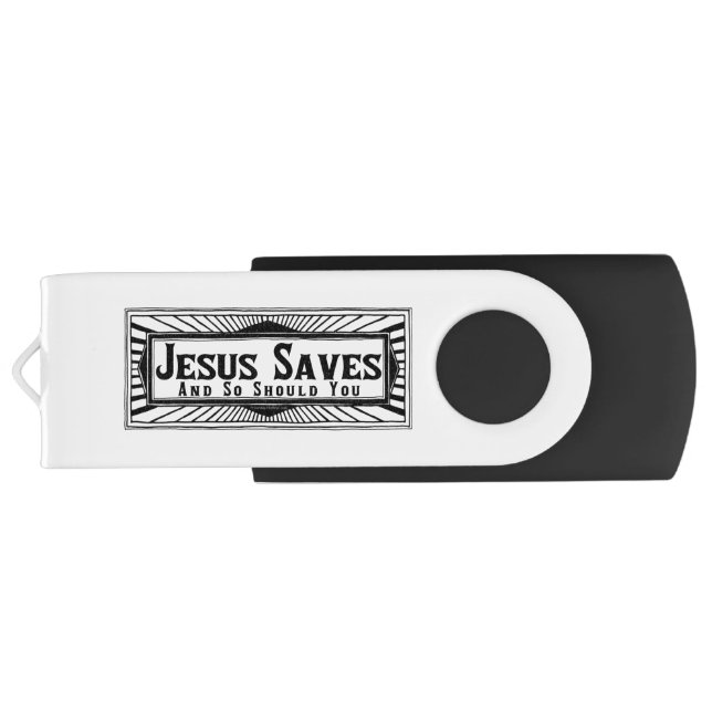 Jesus Saves Flash Drive (Back)