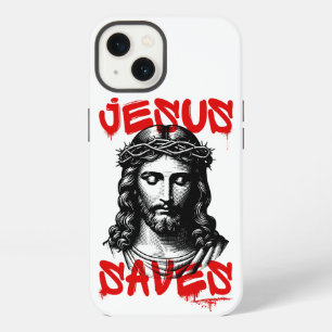 Jesus saves graffiti style iPhone 13 case