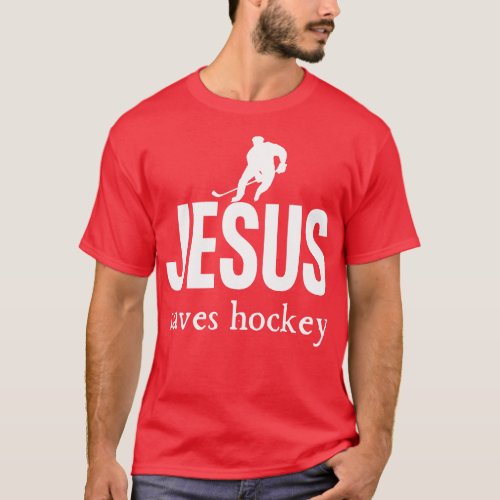 Jesus Saves Hockey T_Shirt