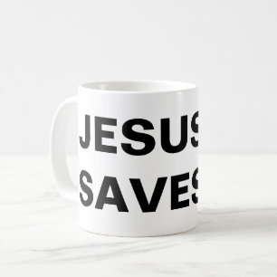 "Jesus Saves" Inspirational Coffee Mug