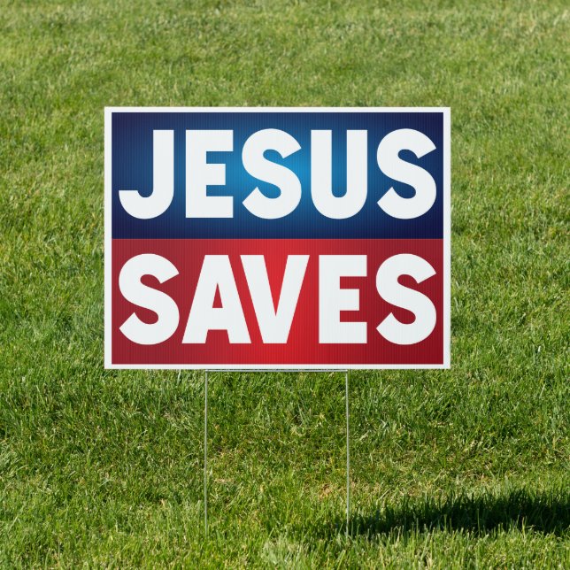 Jesus Saves | Inspirational  Sign (Insitu)