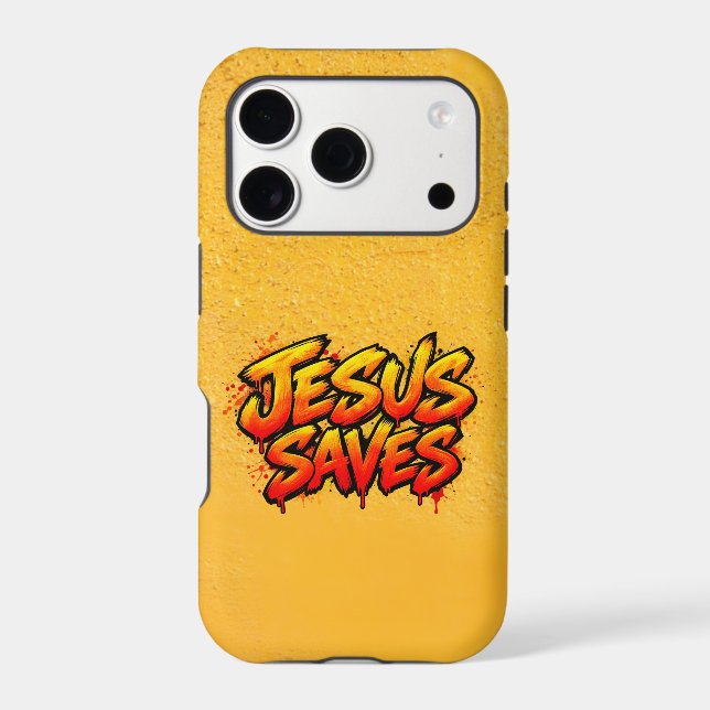 Jesus Saves iPhone Case (Back)