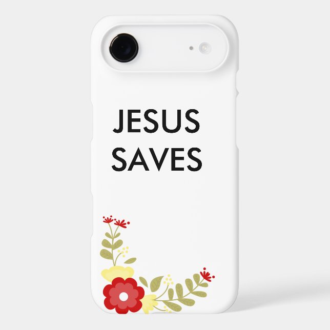 Jesus Saves Iphone Case (Back)
