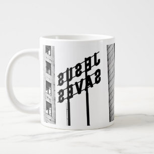 JESUS SAVES Jumbo Mug