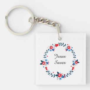Jesus Saves Keychain