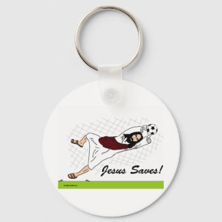 JESUS SAVES! KEYCHAIN