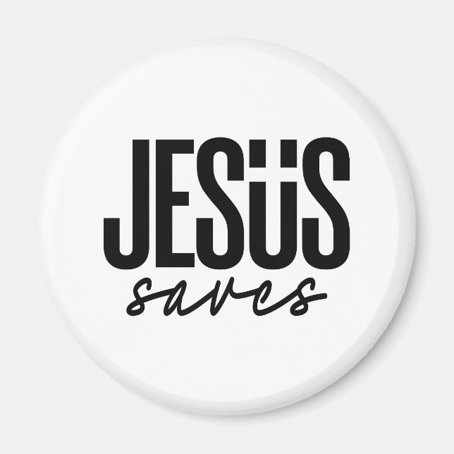 JESUS SAVES MAGNET (Front)