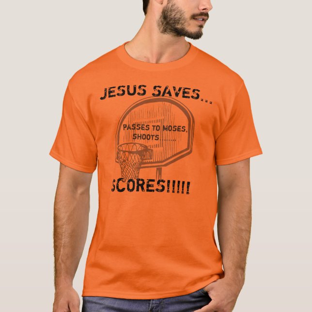 Jesus Saves  - Men's Basketball T T-Shirt (Front)