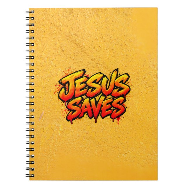 Jesus Saves Notebook (Front)
