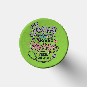 Jesus Saves Nurse Faith Shirt Design_1 Golf Tees