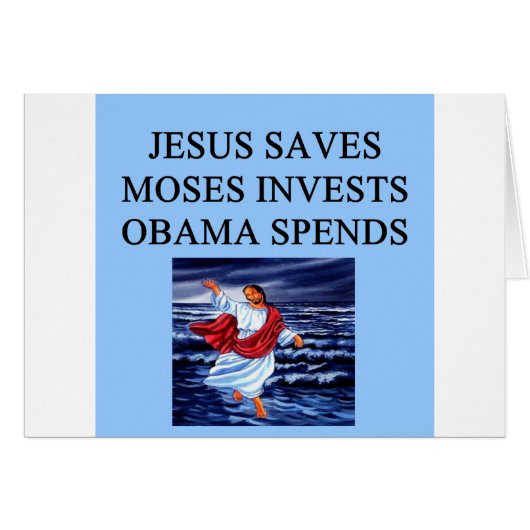 jesus saves obama spends (Front Horizontal)